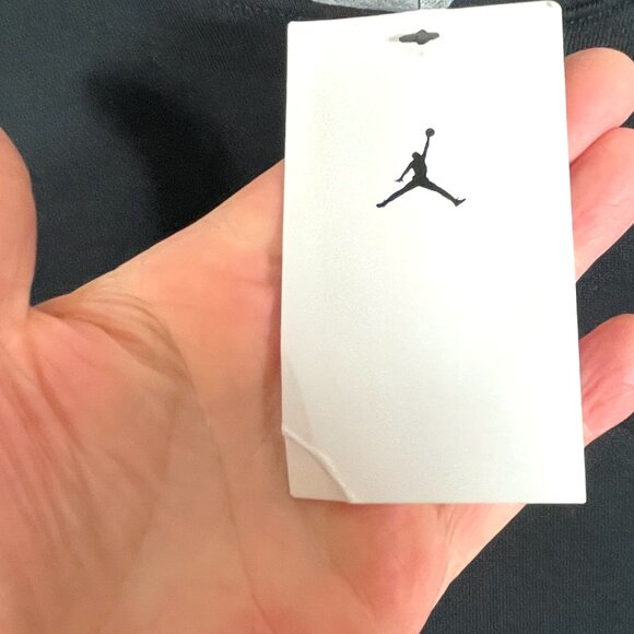 NIKE JORDAN Hoodie Mens SMALL Oversized Pullover Black Jumpman Basketball NEW - Picture 7 of 9